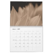 Sunflower Petals in Sepia Tone Kalender (Mar 2027)