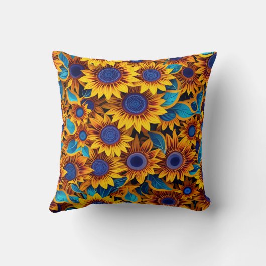 Sunflower Pillow Kussen (Achterkant)