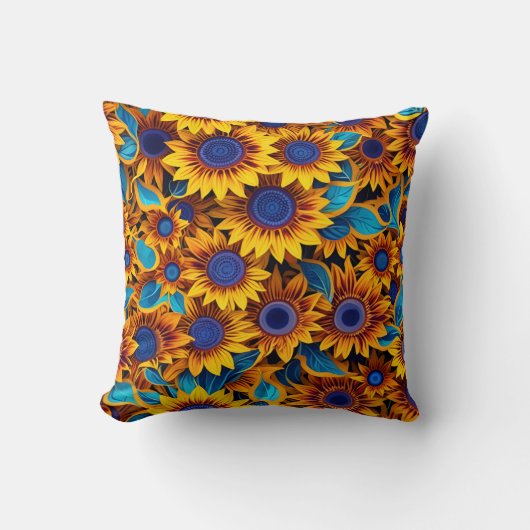 Sunflower Pillow Kussen (Voorkant)