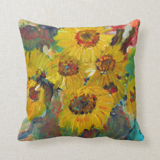 sunflower pillow kussen