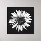 "Sunflower Portrait" — Afdruk van gevlekt Canvas (Voorkant)