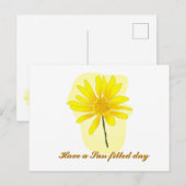 Sunflower Post card Briefkaart (Voorkant / Achterkant)