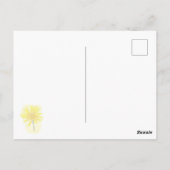 Sunflower Post card Briefkaart (Achterkant)