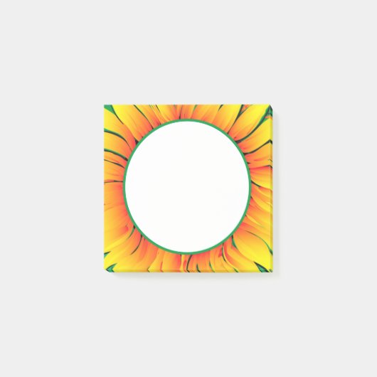 Sunflower Post het merkt zonneschijn op Post-it® Notes (Voorkant)