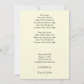 Sunflower Post Wedding Invitations Kaart (Achterkant)