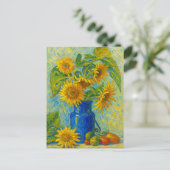 Sunflower Postcard Briefkaart (Staand voorkant)