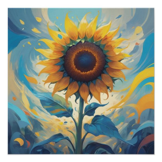 sunflower poster (Voorkant)