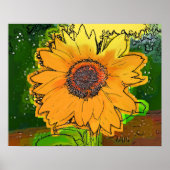 SUNFLOWER POSTER (Voorkant)