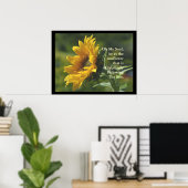 SunFlower-Poster Poster (Thuiskantoor)
