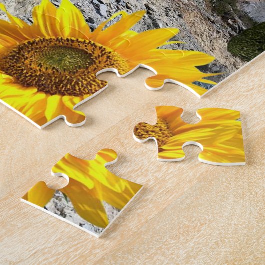 Sunflower Puzzles Dinosaur Floral Legpuzzel (Zijkant)