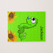 Sunflower Puzzles Floral Dinosaur Legpuzzel (Horizontaal)