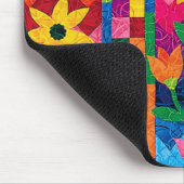 Sunflower Quilt Mousepad Muismat (Hoek)