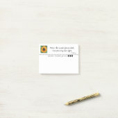 Sunflower radiant Pixel Light Post-it® Notes (Op bureau)