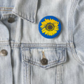 Sunflower Ronde Button 5,7 Cm (In situ)