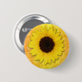 SUNFLOWER RONDE BUTTON 5,7 CM (Voorkant /achterkant)