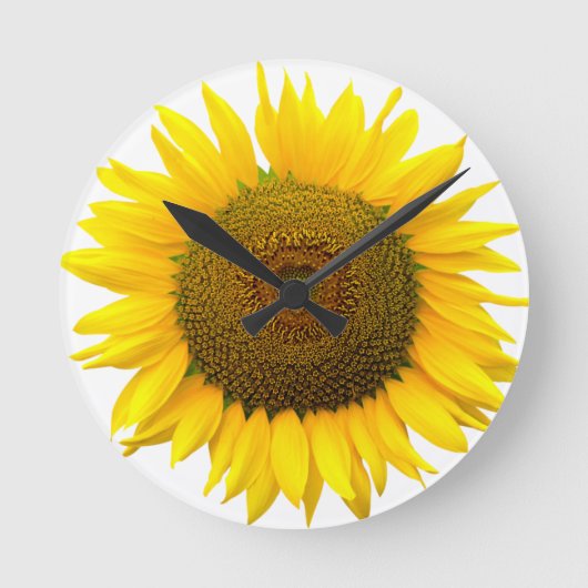 Sunflower Ronde Klok (Voorkant)