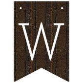 Sunflower Rustic Country Barn Wedding Welcome Vlaggetjes (Eerste vlag)