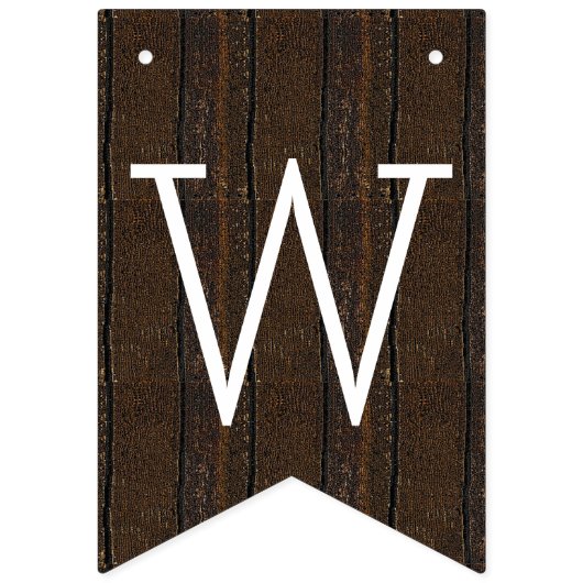 Sunflower Rustic Country Barn Wedding Welcome Vlaggetjes (Eerste vlag)