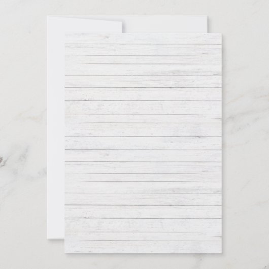 Sunflower Rustic Digital Wedding Invitation Kaart (Achterkant)