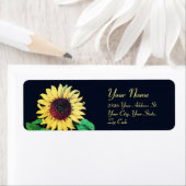 SUNFLOWER Rustic Wedding Summer Party Etiket (Insitu)