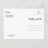 Sunflower rustieke Waterverf Bewaar de datumkaarte Aankondigingskaart (Achterkant)