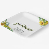 Sunflower Script Graduation Party Papieren Bordje (Gebogen)