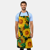 Sunflower seamless pattern. Background with yellow Schort (Gedragen)