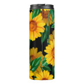 Sunflower seamless pattern. Background with yellow Thermosbeker (Achterkant)