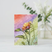 Sunflower Secrets at Sunset Briefkaart (Staand voorkant)