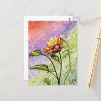 Sunflower Secrets bij Sunset Briefkaart