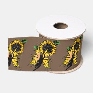 Sunflower Shadow Fairy Grosgrain Lint