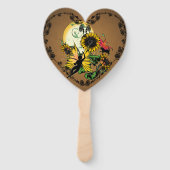 Sunflower Shadow Fairy Handwaaier (Achterkant)
