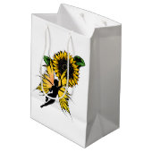 Sunflower Shadow Fairy Medium Cadeauzakje (Achterkant Gekanteld)