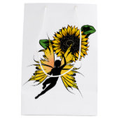 Sunflower Shadow Fairy Medium Cadeauzakje (Achterkant)