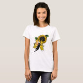 Sunflower Shadow Fairy T-shirt (Voorkant volledig)