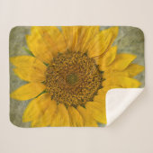 Sunflower Sherpa Blanket Sherpa Deken (Voorkant (horizontaal))