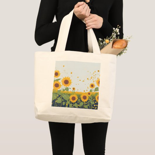 Sunflower Shopping Tas (Voorkant (product))