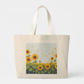 Sunflower Shopping Tas (Achterkant)