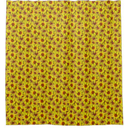 Sunflower Shower Curtain Douchegordijn