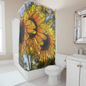 Sunflower Showgordijn Douchegordijn (In situ)