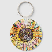 SUNFLOWER SLEUTELHANGER (Achterkant)