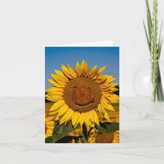 Sunflower Smile Kaart (Voorkant)
