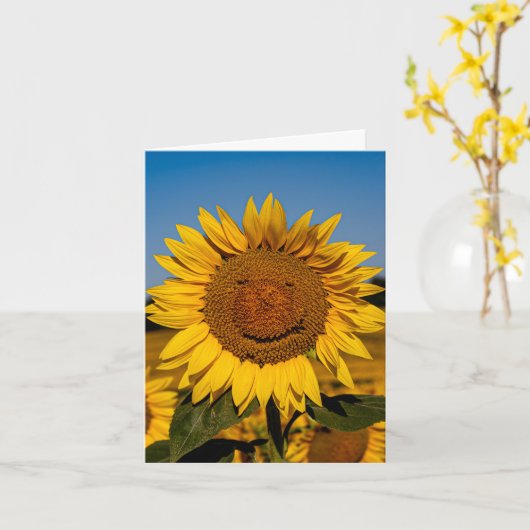 Sunflower Smile Kaart (Gele Bloem)