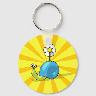 SUNFLOWER SNAIL Sleutelhanger