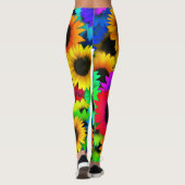 Sunflower Splendor, een serie prachtige kleuren Leggings (Achterkant)