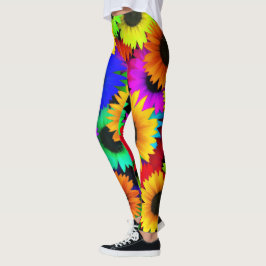 Sunflower Splendor, een serie prachtige kleuren Leggings