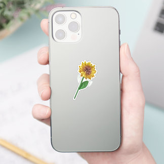 Sunflower sticker