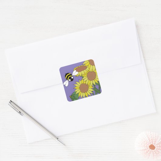 Sunflower Sticker (Envelop)