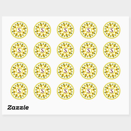 Sunflower Sticker (Vel)
