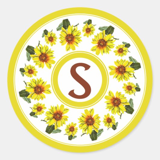 Sunflower Sticker (Voorkant)